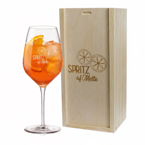 Spritzglas med indgraveret navn Spritzglas med indgraveret navn