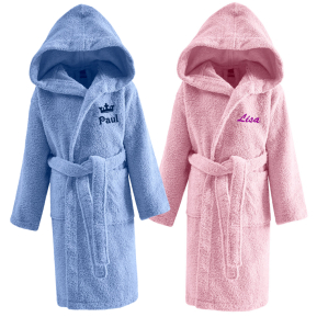 Personlig badekåbe til baby og barn Personlig badekåbe til baby og barn