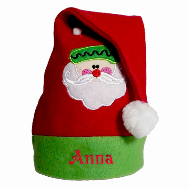 Barns nissehue med broderi Barns nissehue med broderi