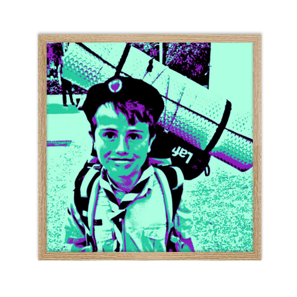 Indrammet Pop Art-plakat Indrammet Pop Art-plakat
