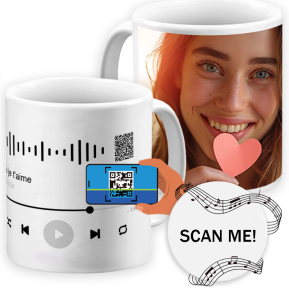 Krus med foto og personlig sang Krus med foto og personlig sang
