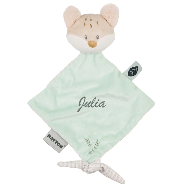 Mini sutteklud Flo ræven, broderet Mini sutteklud Flo ræven, broderet