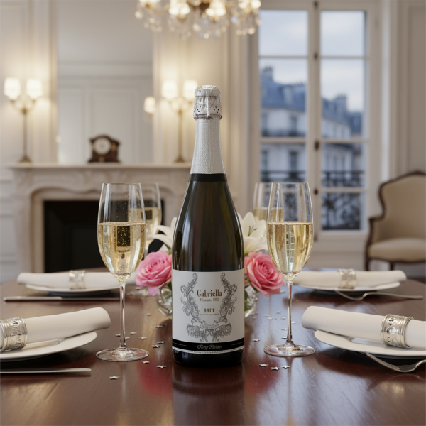 Personlig champagneflaske navn Personlig champagneflaske navn