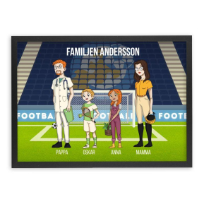 Personlig plakat Manga Family Personlig plakat Manga Family