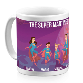 Personligt superhelte-krus Personligt superhelte-krus