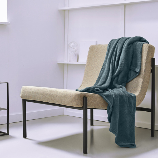 Blød plaid med broderet navn Blød plaid med broderet navn