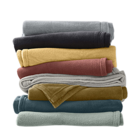 Blød plaid med broderet navn Blød plaid med broderet navn