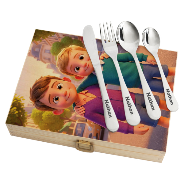 Portræt i stil med 3d animationsfilm baseret på et foto Portræt i stil med 3d animationsfilm baseret på et foto