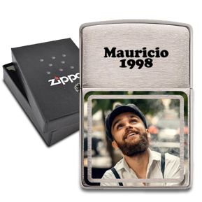Zippo®-lighter med foto trykt i farver Zippo®-lighter med foto trykt i farver