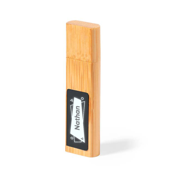 16 GB graveret lysende USB-n&oslash;gle