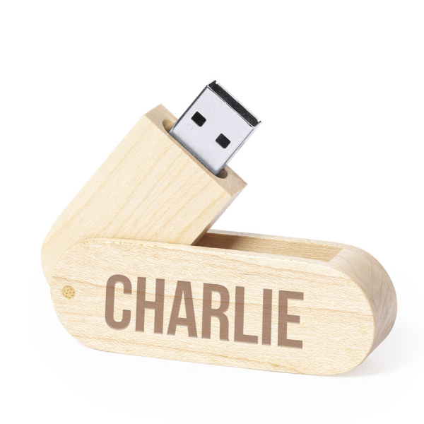16 GB tilpasset USB-n&oslash;gle i tr&aelig;
