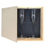 2 champagneglas