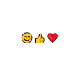 Sig det med en emoji