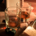 Whiskyglas indgraveret med initial Whiskyglas indgraveret med initial