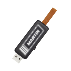8 GB lysende USB-n�gle tilpasset med navn