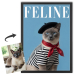 Forside af FELINE-magasin baseret på et foto Forside af FELINE-magasin baseret på et foto