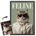 Forside af FELINE-magasin baseret på et foto Forside af FELINE-magasin baseret på et foto