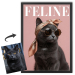 Forside af FELINE-magasin baseret på et foto Forside af FELINE-magasin baseret på et foto