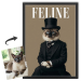Forside af FELINE-magasin baseret på et foto Forside af FELINE-magasin baseret på et foto