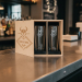 Gaves&aelig;t med 2 personlige viking-&oslash;lglas