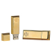 16 GB USB-nøgle i guldbarre-form tilpasset 16 GB USB-nøgle i guldbarre-form tilpasset