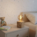 Filamentlampe med tryk dåb Filamentlampe med tryk dåb