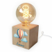 Filamentlampe med tryk luftballon Filamentlampe med tryk luftballon