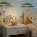 Filamentlampe med tryk safari Filamentlampe med tryk safari