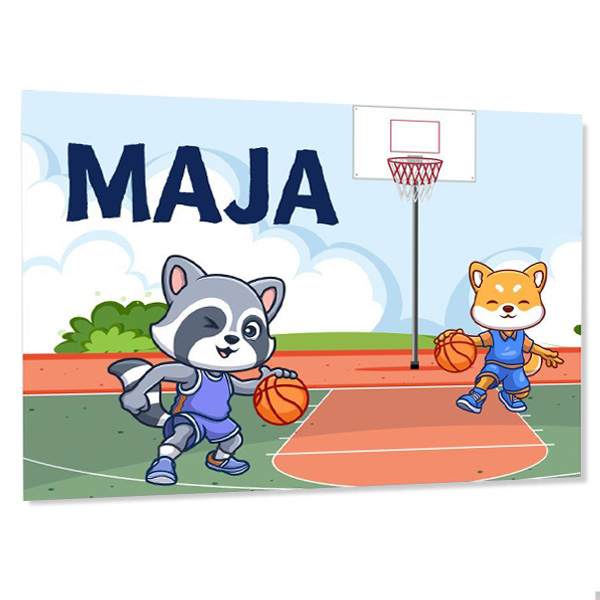 Personligt d&oslash;rskilt til b&oslash;rn � Basketball