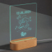 Personlig LED-lampe med dyr