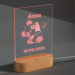 Personlig LED-lampe med dyr