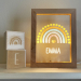 Personlig LED-ramme regnbue Personlig LED-ramme regnbue
