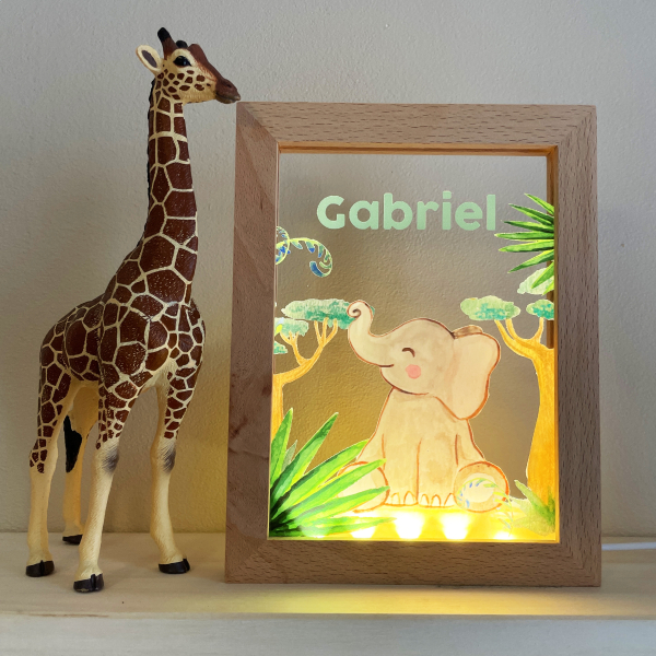 Personlig LED-ramme savanne