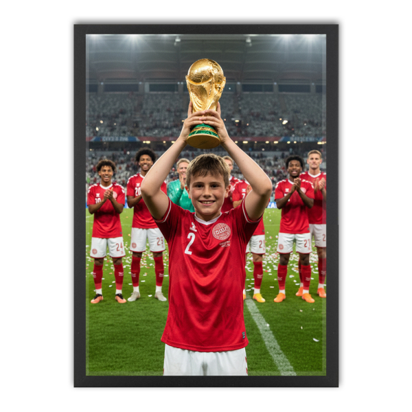 Personligt sportslegende-portr&aelig;t