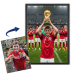 Personligt sportslegende-portr&aelig;t