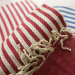 Personligt traditionelt fouta med striber Personligt traditionelt fouta med striber