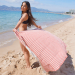 Personligt traditionelt fouta med striber Personligt traditionelt fouta med striber