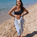 Personligt traditionelt fouta med striber Personligt traditionelt fouta med striber