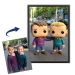 Portræt af en stiliseret vinylfigur baseret på et foto Portræt af en stiliseret vinylfigur baseret på et foto