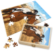 Puzzle af et foto omdannet til manga Puzzle af et foto omdannet til manga