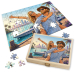 Puzzle-foto transformeret til et videospil-cover GTA-stil