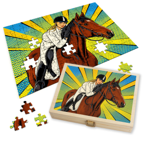 Puzzlefoto Pop Art Comics | stil Roy Lichtenstein