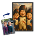Portr&aelig;t p&aring; cartoon m&aring;de + historisk person baseret p&aring; et foto