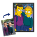Karikatur i gul tegneseriestil ud fra et foto Karikatur i gul tegneseriestil ud fra et foto