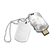 16 GB USB-nøgle i militær dog-tag-stil tilpasset med foto 16 GB USB-nøgle i militær dog-tag-stil tilpasset med foto
