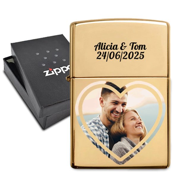Zippo&reg;-lighter med foto trykt i farver