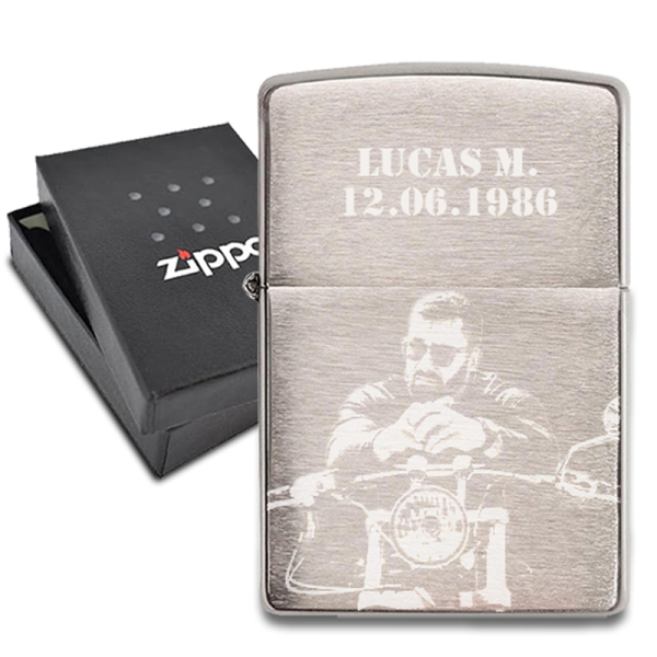 Zippo® der kan tilpasses med foto Zippo® der kan tilpasses med foto
