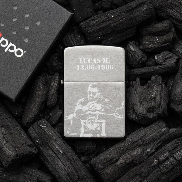 Zippo® der kan tilpasses med foto Zippo® der kan tilpasses med foto