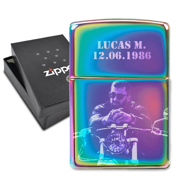 Zippo® der kan tilpasses med foto Zippo® der kan tilpasses med foto