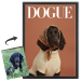 Forside af DOGUE-magasin baseret på et foto Forside af DOGUE-magasin baseret på et foto